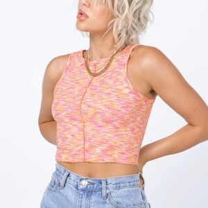 Princess Polly Rae Pink & Orange Crop Top - sz US 10